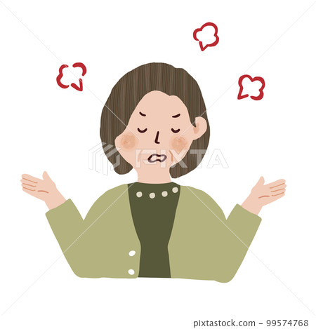氣憤女人更年期厭惡中老年煩惱 99574768