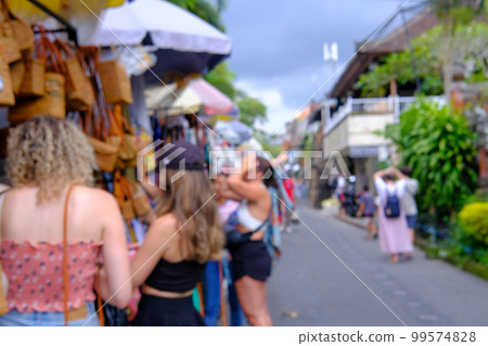 Ubud market in Bali bustling with tourists (February 2023) Ubud market in Bali bustling with tourists (February 2023) 99574828