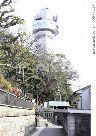 從龜之水眺望天文博物館（兵庫縣明石市） 99575117