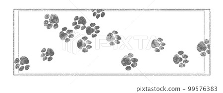 Paws Stamp Footprints 99576383