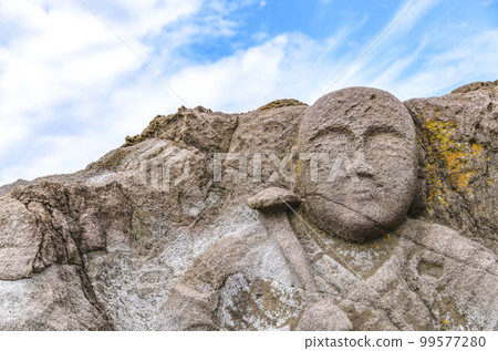 Yamagata Prefecture Juroku Rakan Rocks 99577280