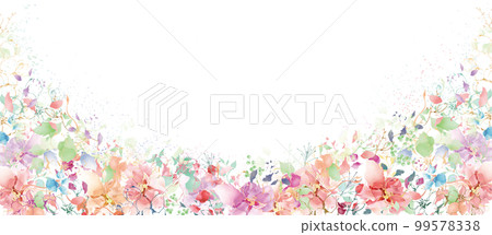 colorful wildflowers background colorful wildflowers background 99578338