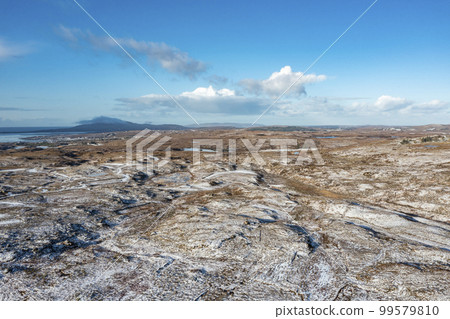 Aerial view Lough McHugh between Doochary and Lettermacaward in Donegal - Ireland Aerial view Lough McHugh between Doochary and Lettermacaward in Donegal - Ireland 99579810