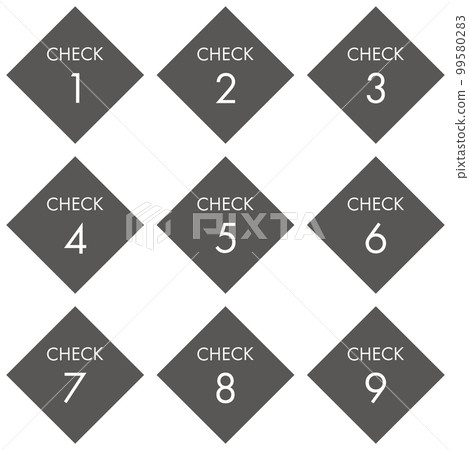 CHECK Number icon (label) CHECK Number icon (label) 99580283