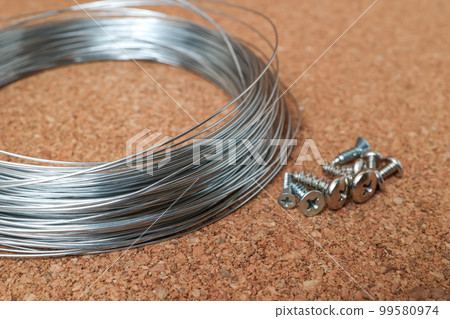 wire, wire, metal, iron, aluminum, screw, coiled, work, binding, material, DIY, screw wire, wire, metal, iron, aluminum, screw, coiled, work, binding, material, DIY, screw 99580974