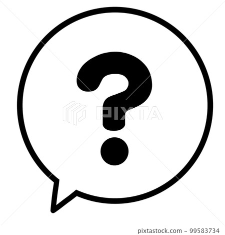 問號氣泡 問號氣泡 99583734