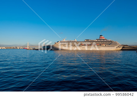 Yokohama Port Asuka II anchored at Osanbashi Pier 99586042