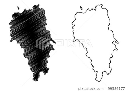 Great Nicobar Island (Republic of India, Nicobar Archipelago, Indian Ocean) map vector illustration, scribble sketch Tokieong Long map Great Nicobar Island (Republic of India, Nicobar Archipelago, Indian Ocean) map vector illustration, scribble sketch Tokieong Long map 99586177