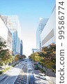 [Yokohama] Building street Tree-lined street 99586774