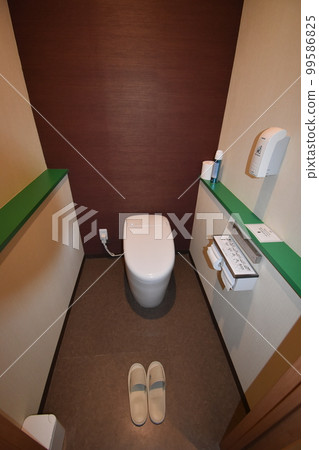 Japan, Tohoku, Iwate Prefecture, Ichinoseki City, a World Heritage hidden inn, a hot spring inn, an open-air bath, a cypress bath, Kajitsu no Mori 99586825