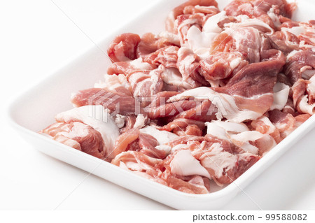 Pig slices of pork Pig slices of pork 99588082