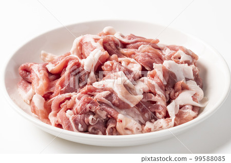 Pig slices of pork 99588085