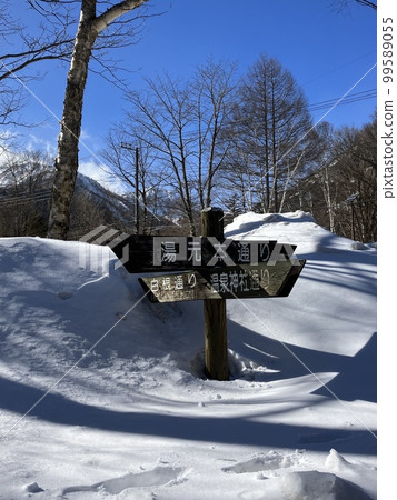 白雪覆蓋的奧日光湯之子 99589055