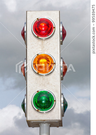 Illuminated Traffic Light 99589475
