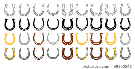 Collection of design elements for Horseshoe 99590848