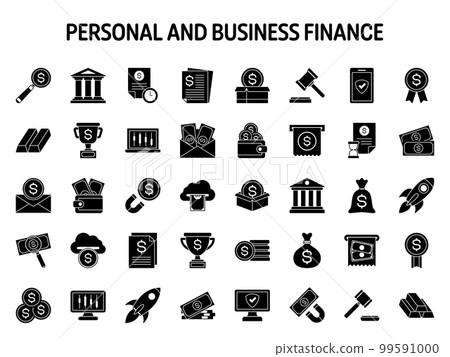 Collection of design elements for Personal and Business Finance Collection of design elements for Personal and Business Finance 99591000