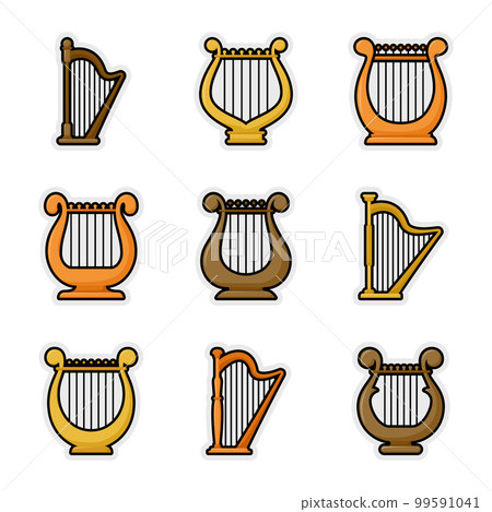 Collections of Harp sticker decals 99591041