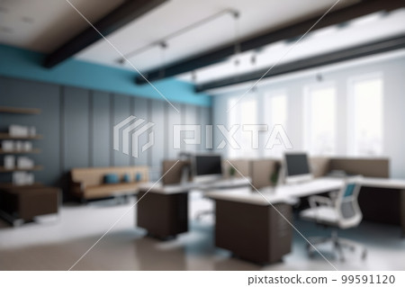 Blur background of modern office interior design. Contemporary workspace for creative business. Blur background of modern office interior design. Contemporary workspace for creative business. 99591120