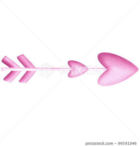 Pink Pastel Love Arrow Cute Romantic Watercolor Clipart. Paris In Love collection with lovely pink arrow for romantic design element, love art, wedding watercolor illustration. Pink Pastel Love Arrow Cute Romantic Watercolor Clipart. Paris In Love collection with lovely pink arrow for romantic design element, love art, wedding watercolor illustration. 99591846