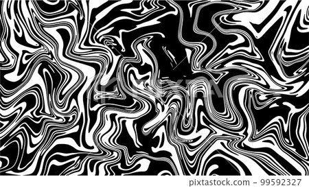 Black and white modern fluid marble background. Black and white modern fluid marble background. 99592327