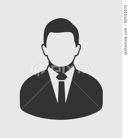 Corporate Man Icon. Flat style vector EPS. Corporate Man Icon. Flat style vector EPS. 99593055