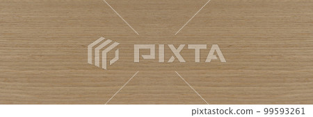 Natural oak texture. Wood texture. Oak board for furniture production. Untreated plank of young oak with fine texture in light color 99593261