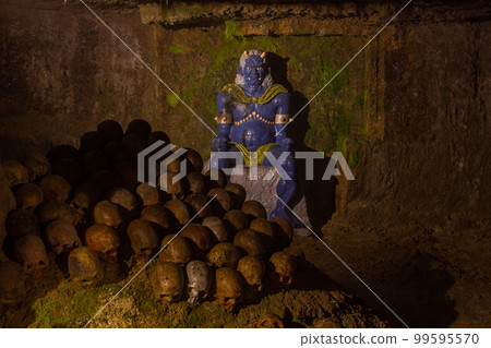 Tableaux of hell, at Hanibe caves, Japan. Tableaux of hell, at Hanibe caves, Japan. 99595570