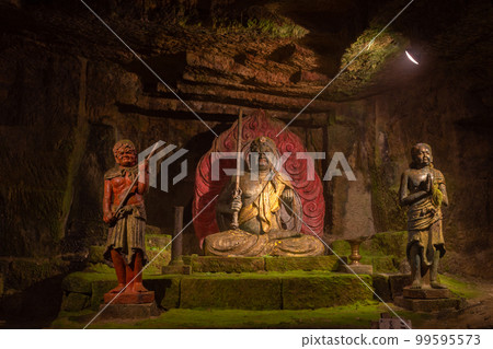 Tableaux of hell, at Hanibe caves, Japan. Tableaux of hell, at Hanibe caves, Japan. 99595573