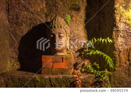 Tableaux of hell, at Hanibe caves, Japan. 99595574