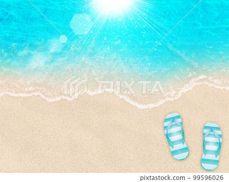 海灘海洋藍色背景素材 海灘海洋藍色背景素材 99596026