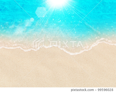 海灘海洋藍色背景素材 海灘海洋藍色背景素材 99596028