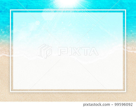 海灘海洋藍色背景素材 海灘海洋藍色背景素材 99596092