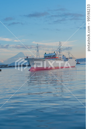 Mount Fuji from the fishing port 99598233