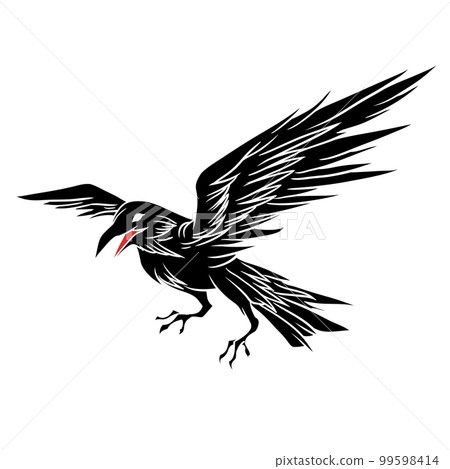 Crow flying 99598414