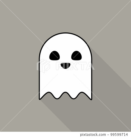 Halloween ghost, scary or cute cartoon spooky ghost, Halloween holiday. 99599714
