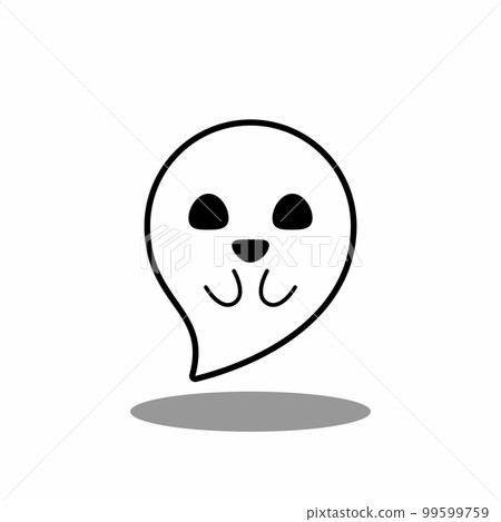 Halloween ghost, scary or cute cartoon spooky ghost, Halloween holiday. Halloween ghost, scary or cute cartoon spooky ghost, Halloween holiday. 99599759