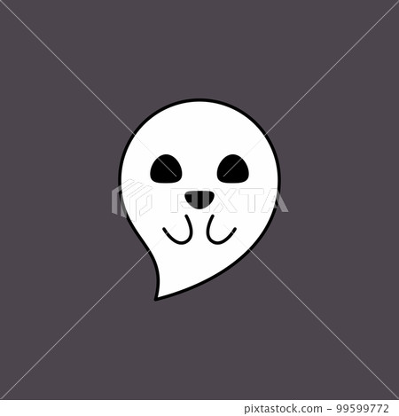Halloween ghost, scary or cute cartoon spooky ghost, Halloween holiday. Halloween ghost, scary or cute cartoon spooky ghost, Halloween holiday. 99599772