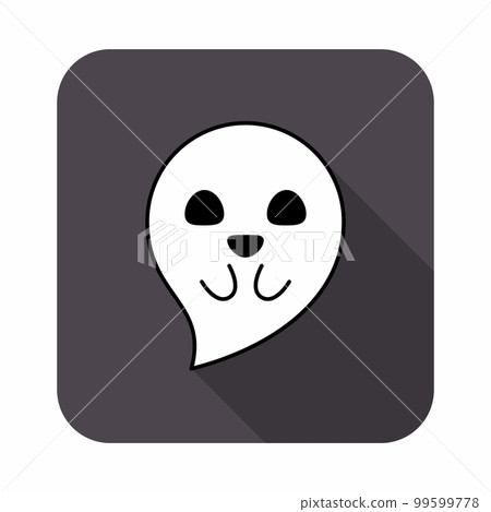 Halloween ghost, scary or cute cartoon spooky ghost, Halloween holiday. 99599778