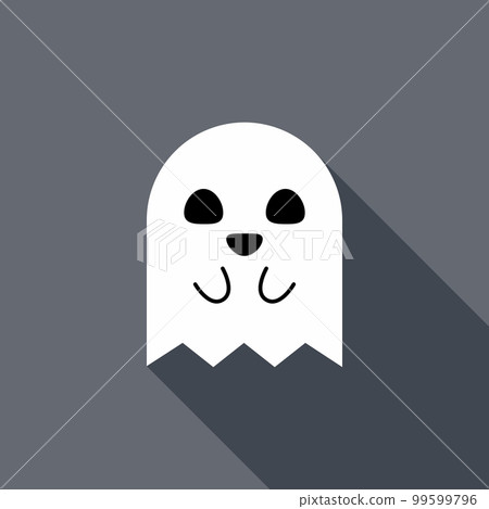 Halloween ghost, scary or cute cartoon spooky ghost, Halloween holiday. Halloween ghost, scary or cute cartoon spooky ghost, Halloween holiday. 99599796