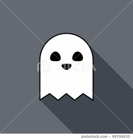 Halloween ghost, scary or cute cartoon spooky ghost, Halloween holiday. Halloween ghost, scary or cute cartoon spooky ghost, Halloween holiday. 99599830