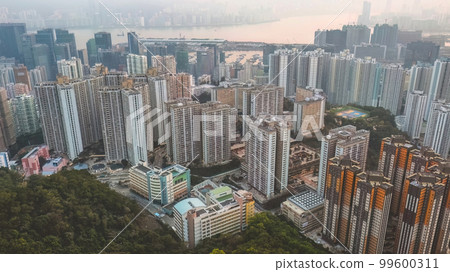 the cityscape of Kwun Tong, hong kong, Feb 24 2023 the cityscape of Kwun Tong, hong kong, Feb 24 2023 99600311