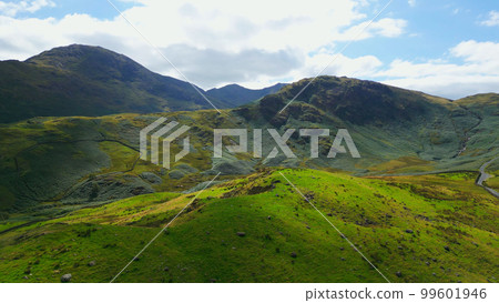 Lake District National Park - aerial view - travel photography 99601946