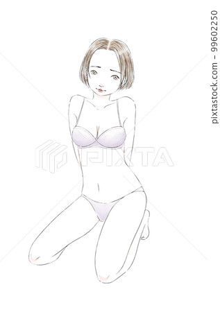 Older sister in underwear (swimsuit) 99602250