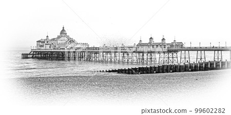 Eastbourne Pier at the South Coast of England Eastbourne Pier at the South Coast of England 99602282