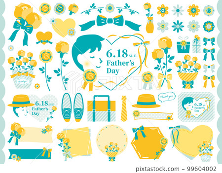 [2023] Stylish illustration set for Father's Day Simple 2 colors 99604002