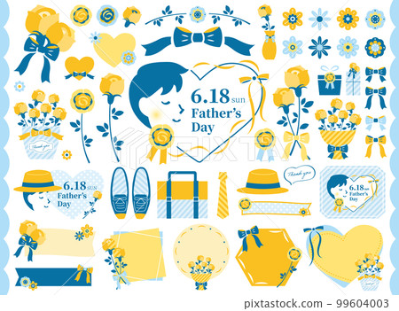 [2023] Stylish illustration set for Father's Day Simple 2 colors 99604003