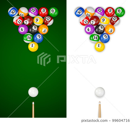 Billiards Balls Triangle 99604716