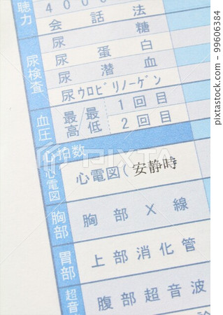 健康檢查結果 健康檢查結果 99606384