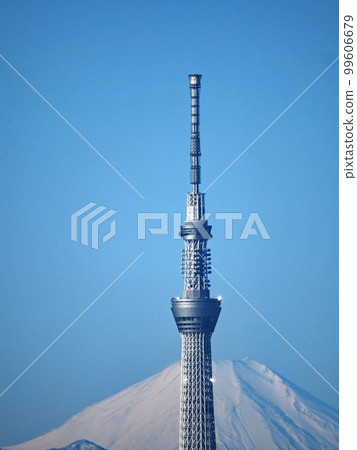 Collaboration between Mt.Fuji and Skytree Collaboration between Mt.Fuji and Skytree 99606679