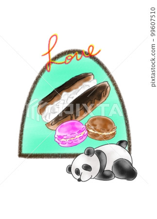 Panda who likes sweets Panda who likes sweets 99607510